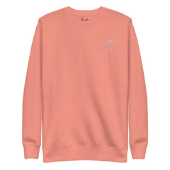 Barbie Peaches 'n Cream Embroidered Peach Sweatshirt