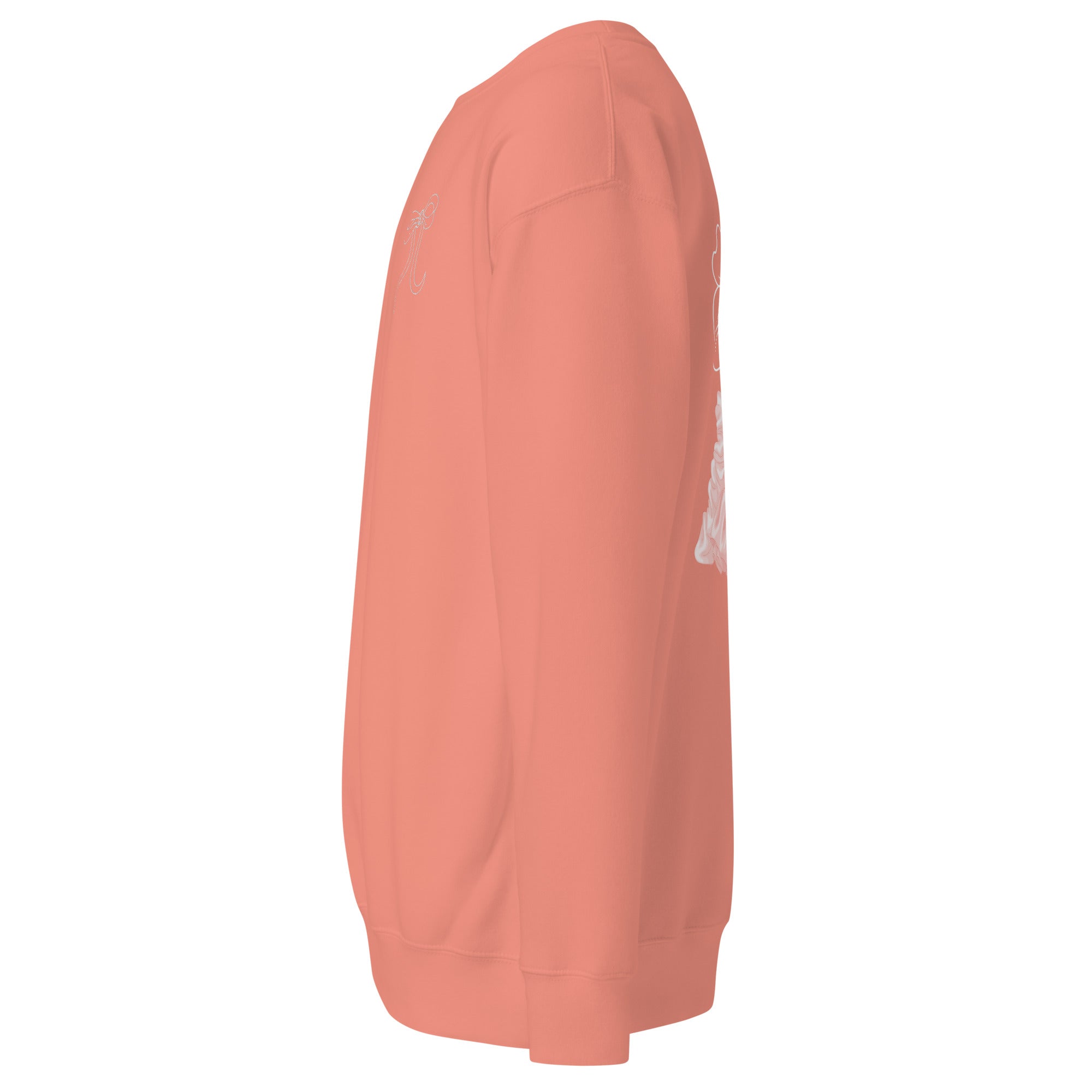 Barbie Peaches 'n Cream Embroidered Peach Sweatshirt