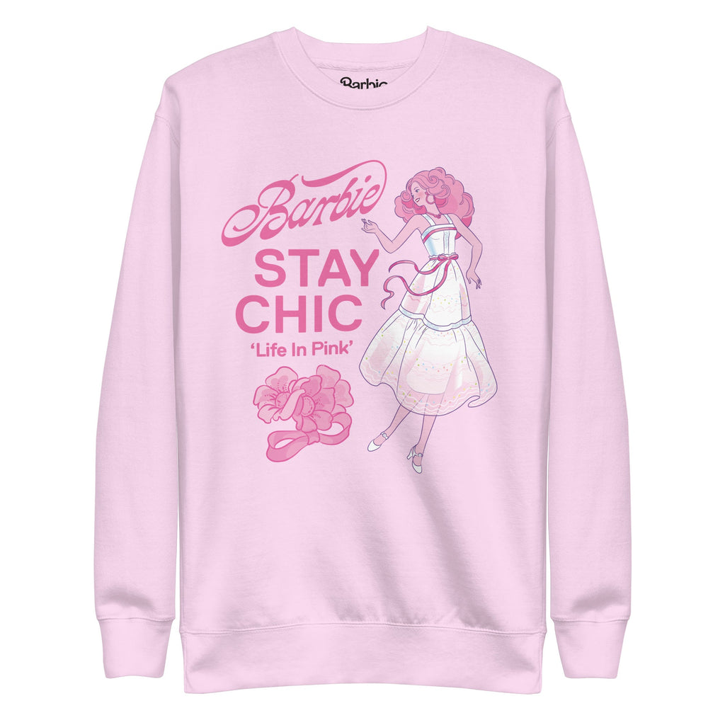 Barbie Stay Chic Pink Sweatshirt