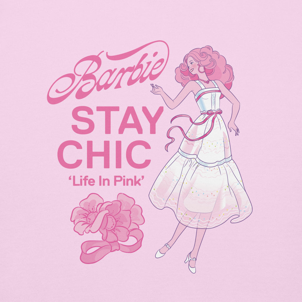 Barbie Stay Chic Pink Sweatshirt