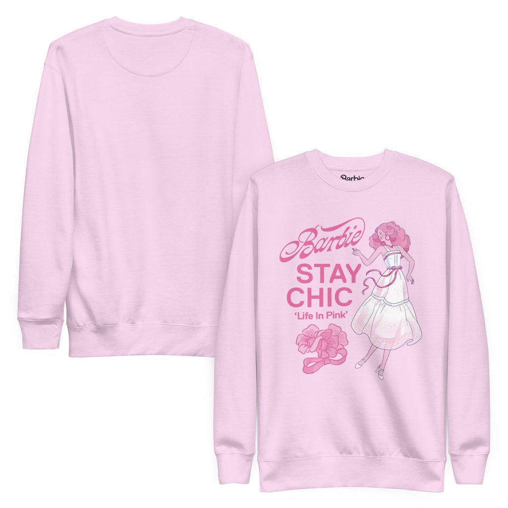 Barbie Stay Chic Pink Sweatshirt