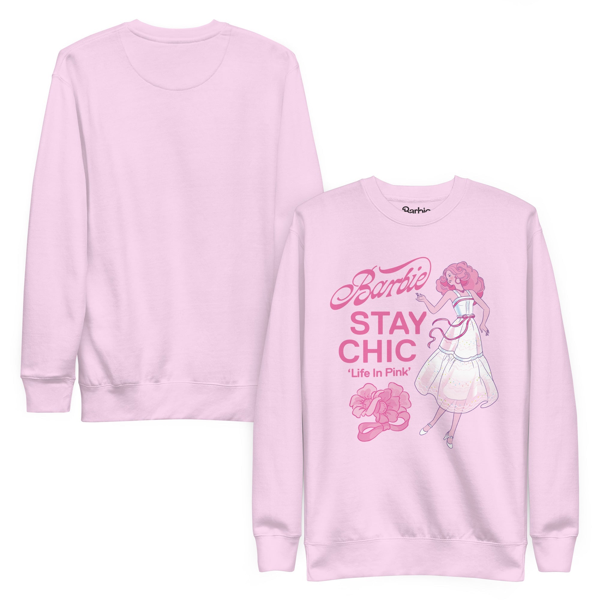 Barbie Stay Chic Pink Sweatshirt