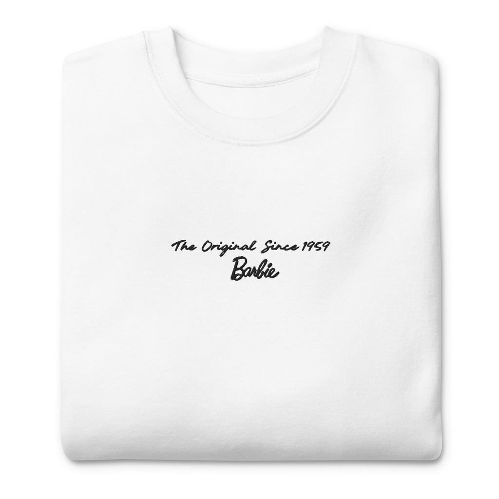 Barbie Artist Series Robert Best White Embroidered Sweatshirt
