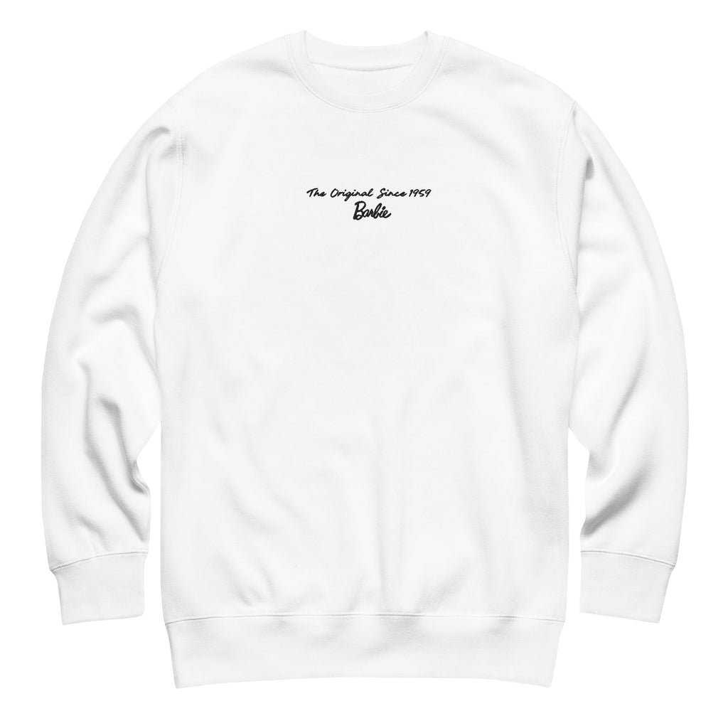 Barbie Artist Series Robert Best White Embroidered Sweatshirt