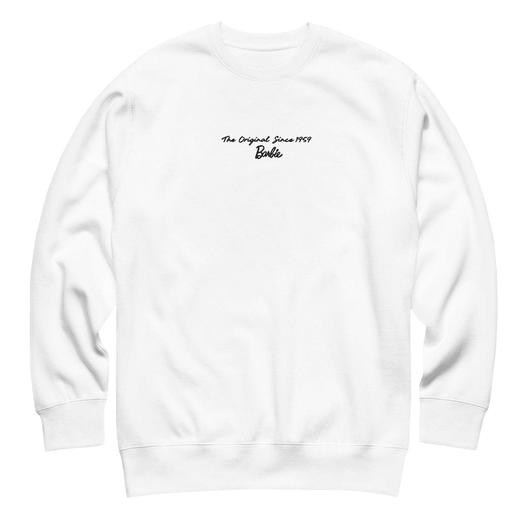 Barbie Artist Series Robert Best White Embroidered Sweatshirt