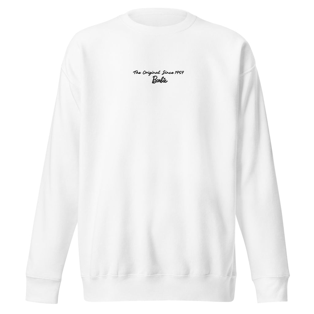 Barbie Artist Series Robert Best White Embroidered Sweatshirt