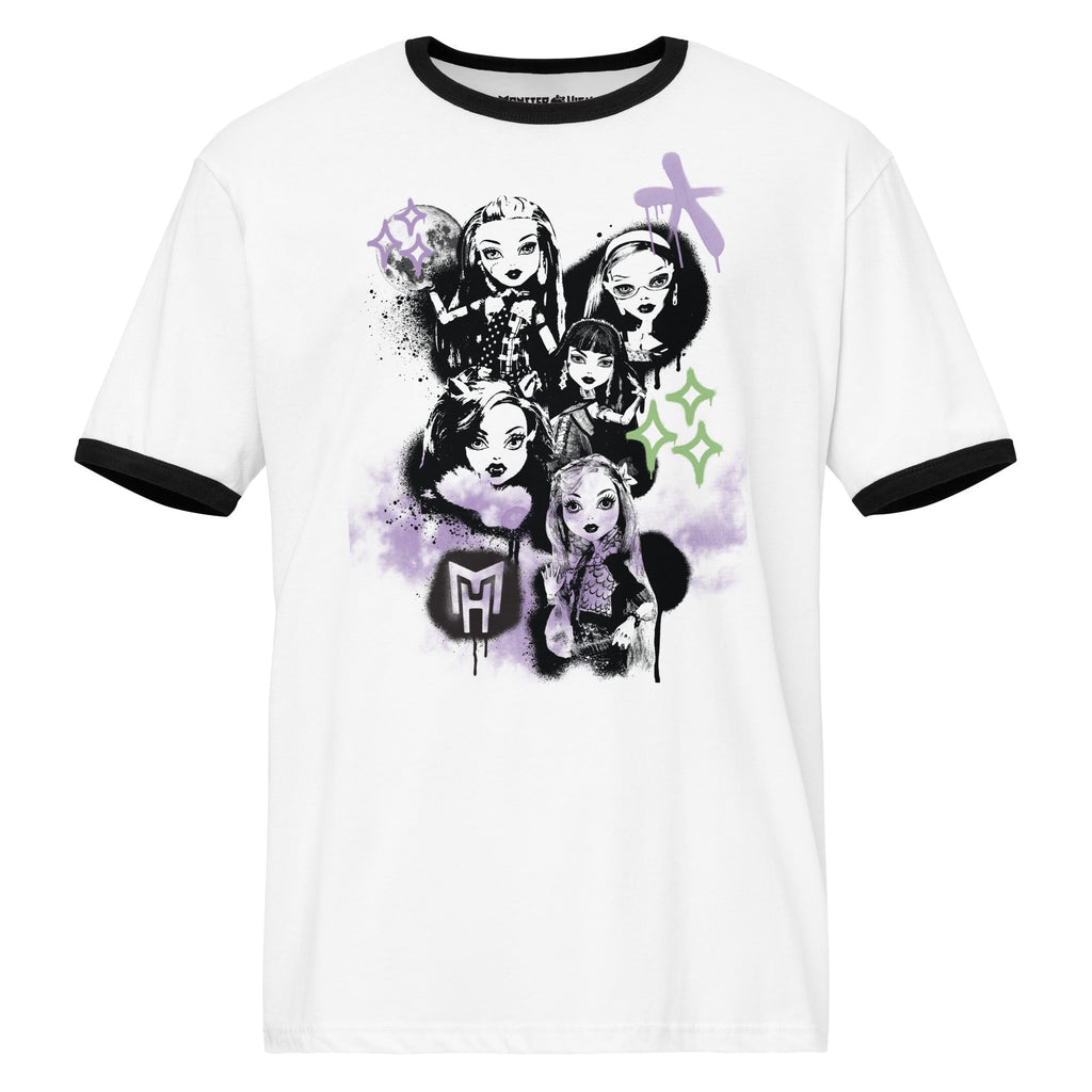Monster High Lunar Monsters White Ringer T-shirt