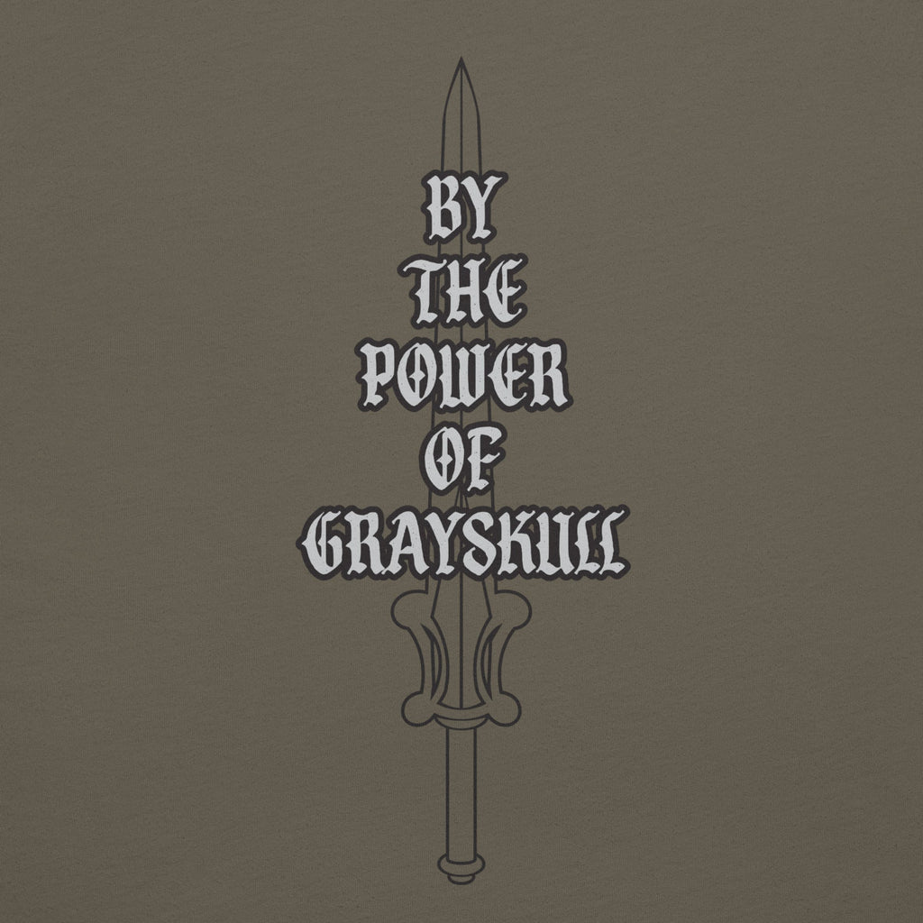 Masters of the Universe By the Power of Grayskull Green T-shirt
