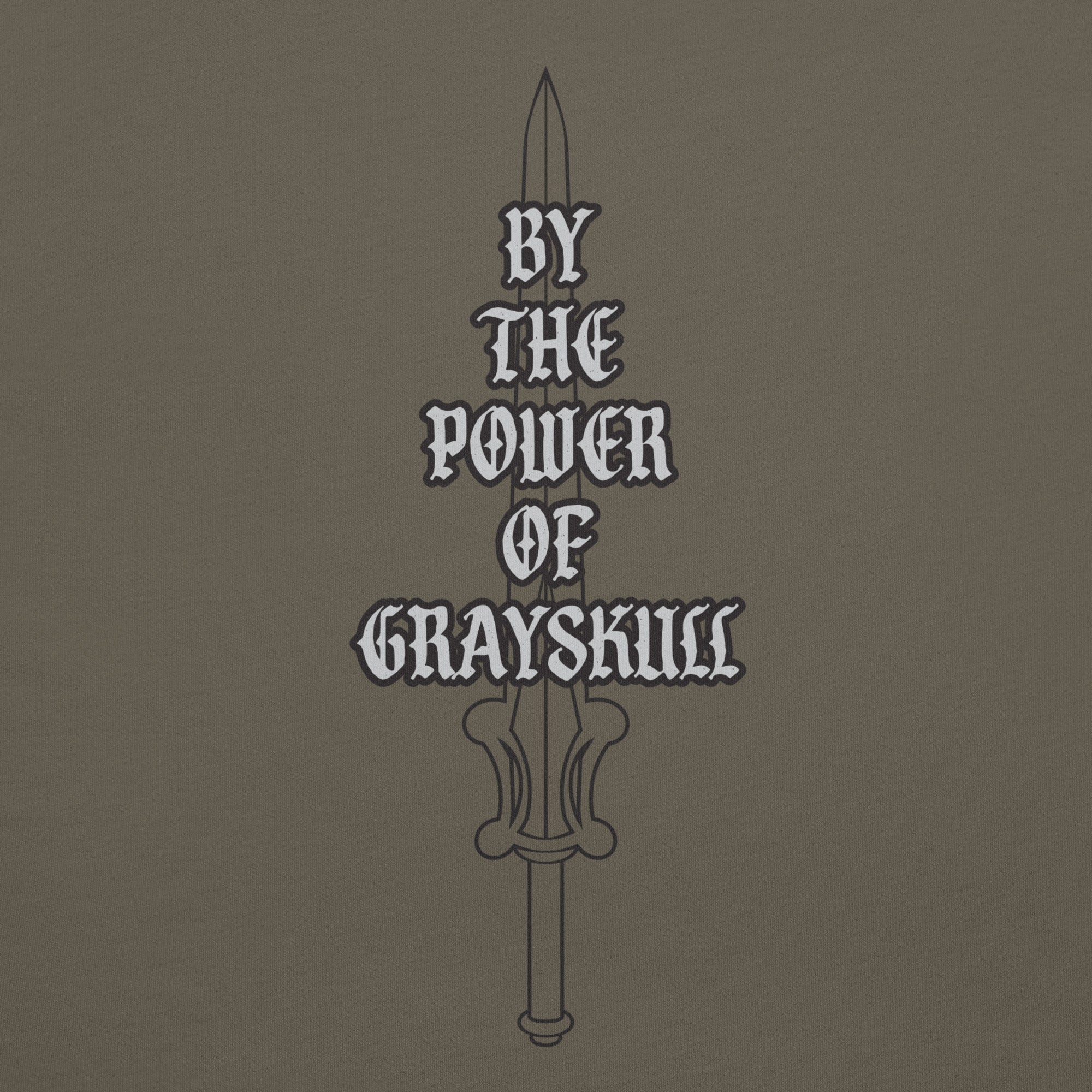 Masters of the Universe By the Power of Grayskull Green T-shirt