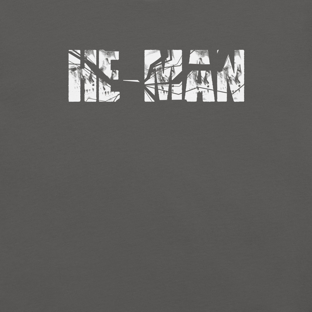Masters of the Universe Laser Power He-Man Grey T-shirt