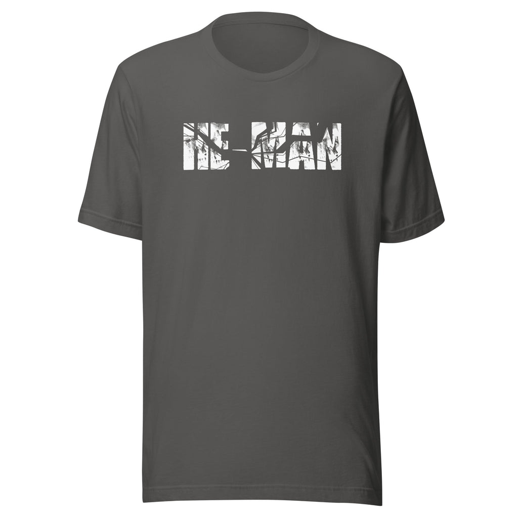 Masters of the Universe Laser Power He-Man Grey T-shirt