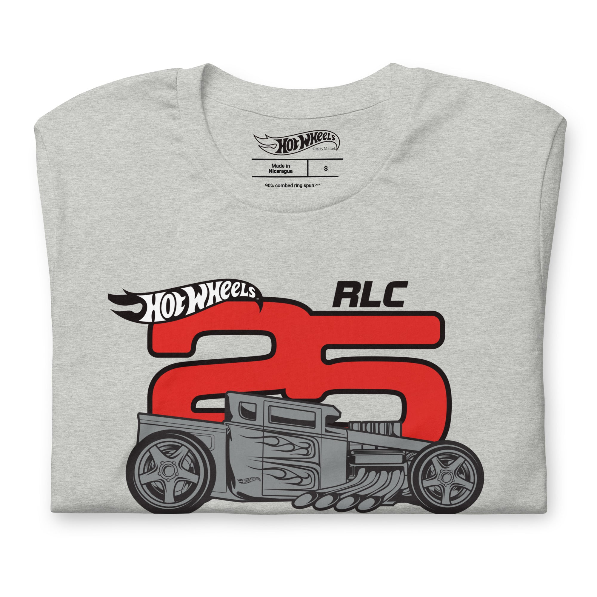 Hot Wheels 2025 RLC Membership Grey T-Shirt
