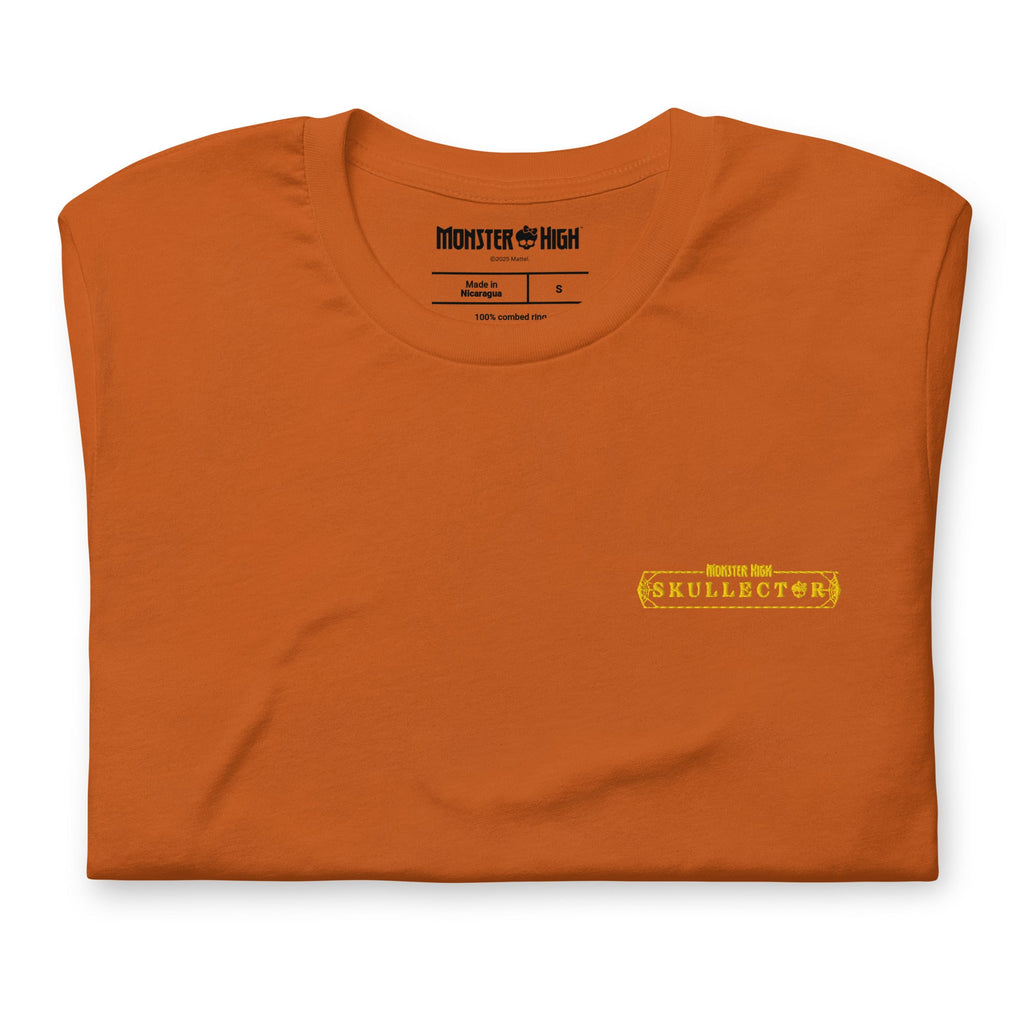 Monster High Skelita Día de Muertos Embroidered Orange T-Shirt