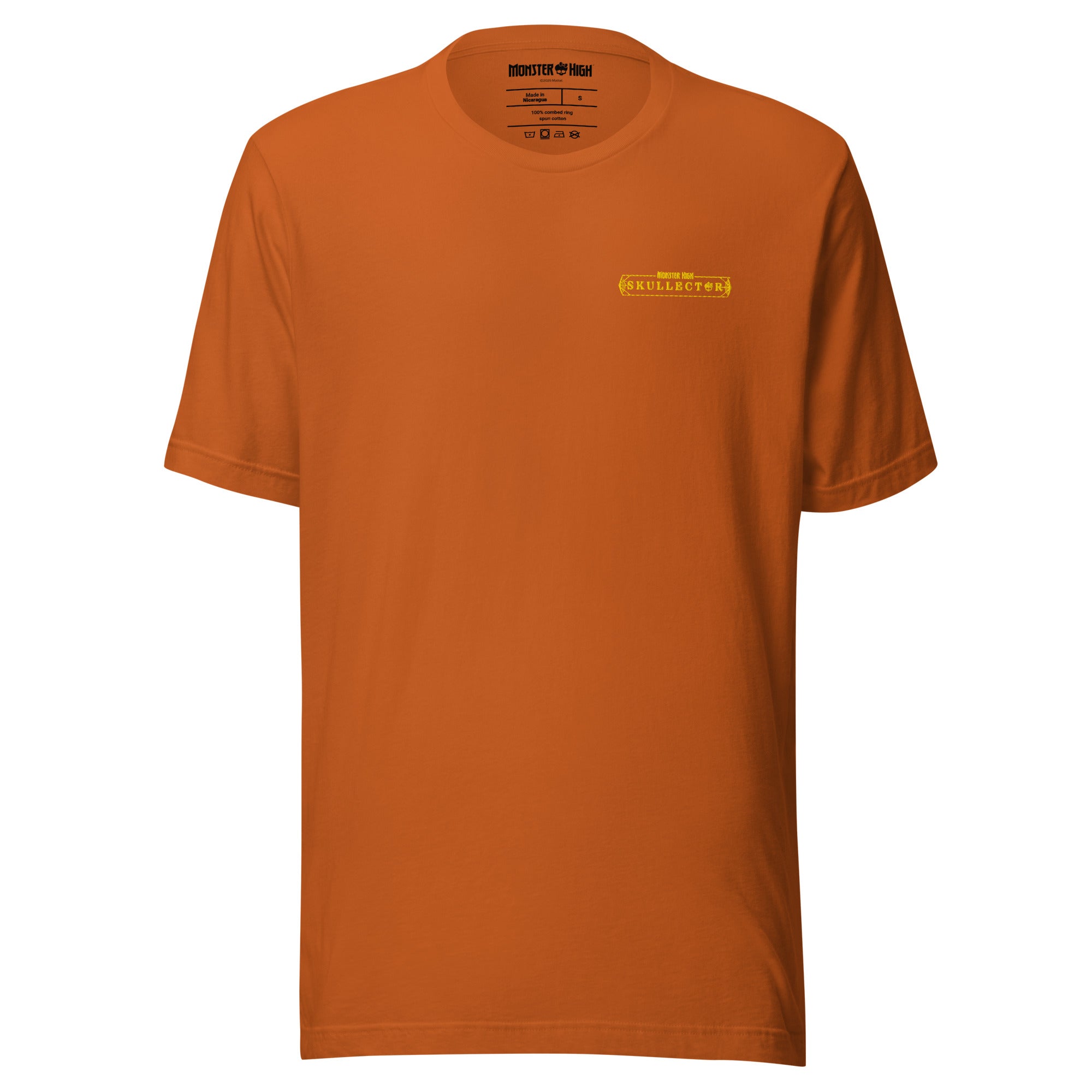Monster High Skelita Día de Muertos Embroidered Orange T-Shirt
