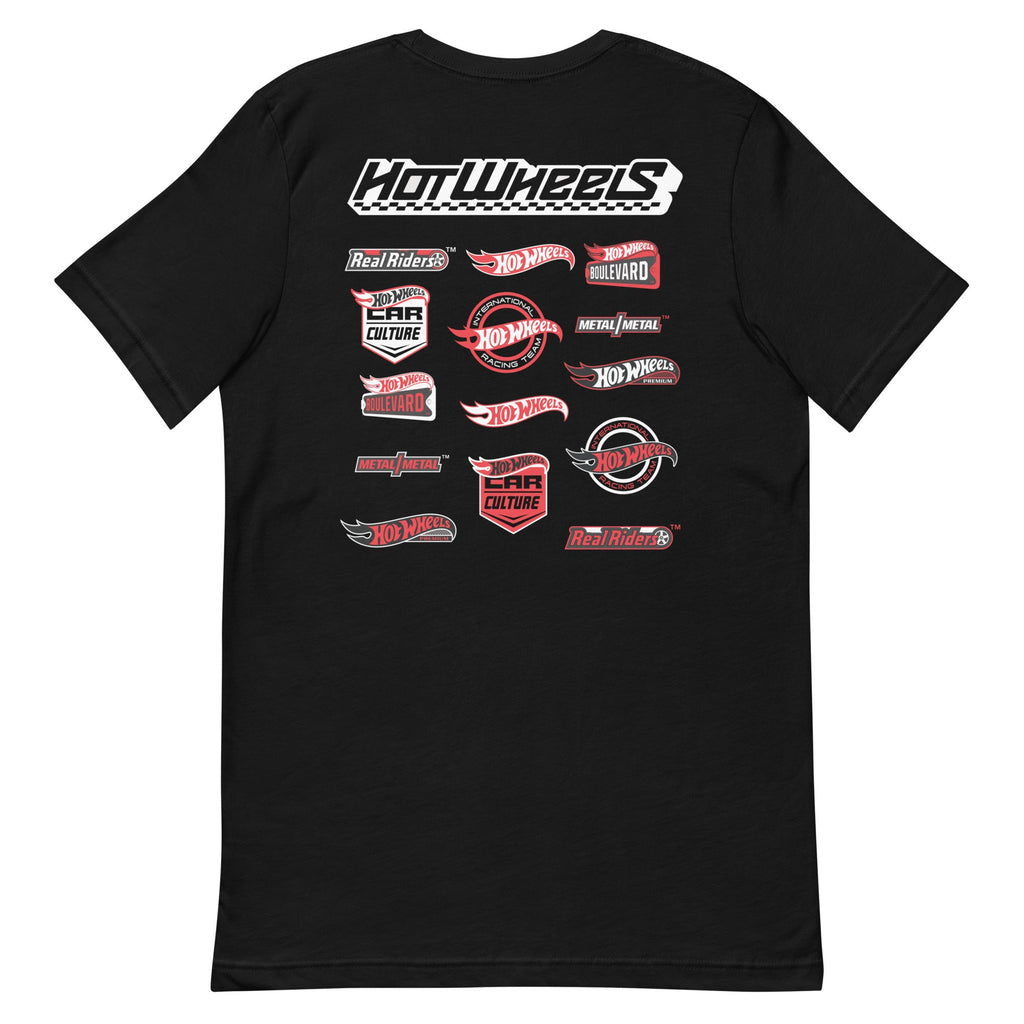 Hot Wheels High Performance Racing Embroidered Black T-Shirt