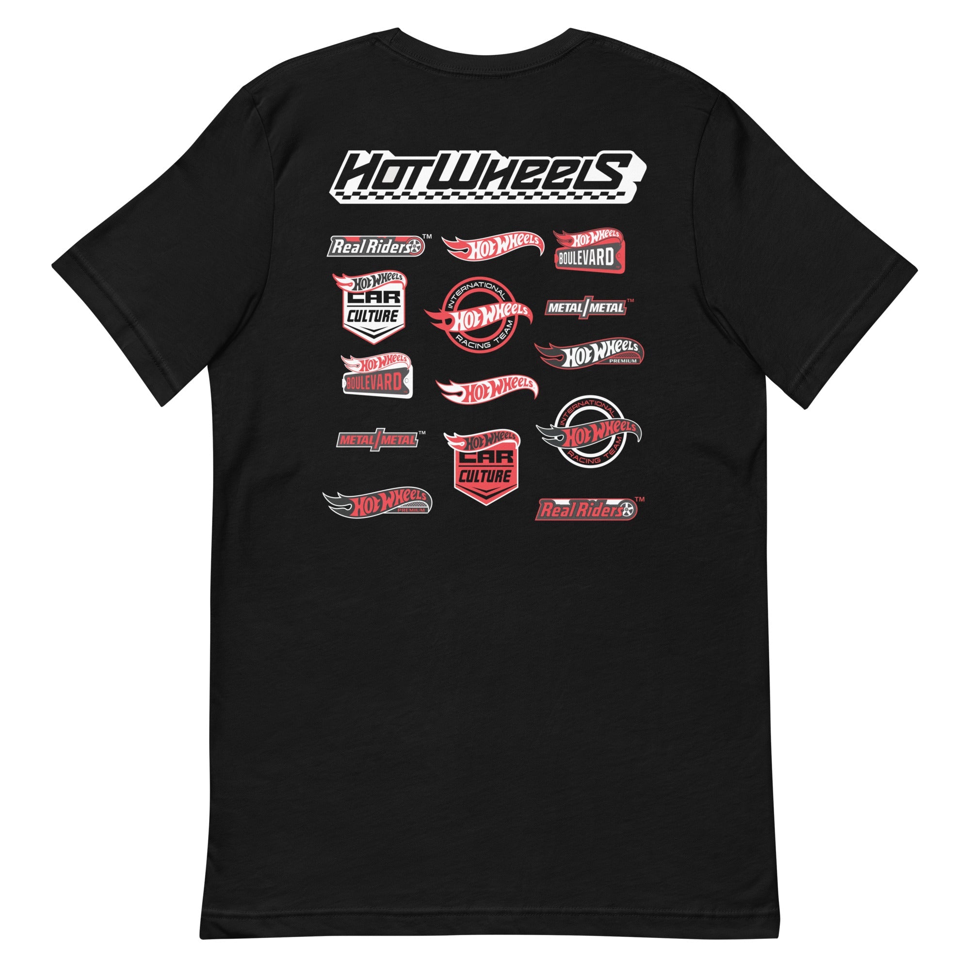 Hot Wheels High Performance Racing Embroidered Black T-Shirt