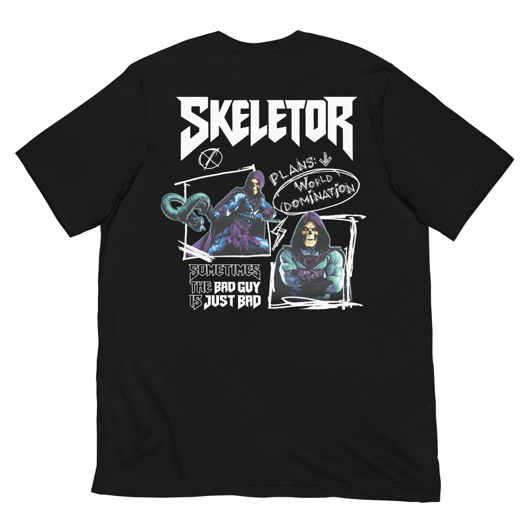 Masters of the Universe Movie Skeletor Bad Guy Black T-shirt