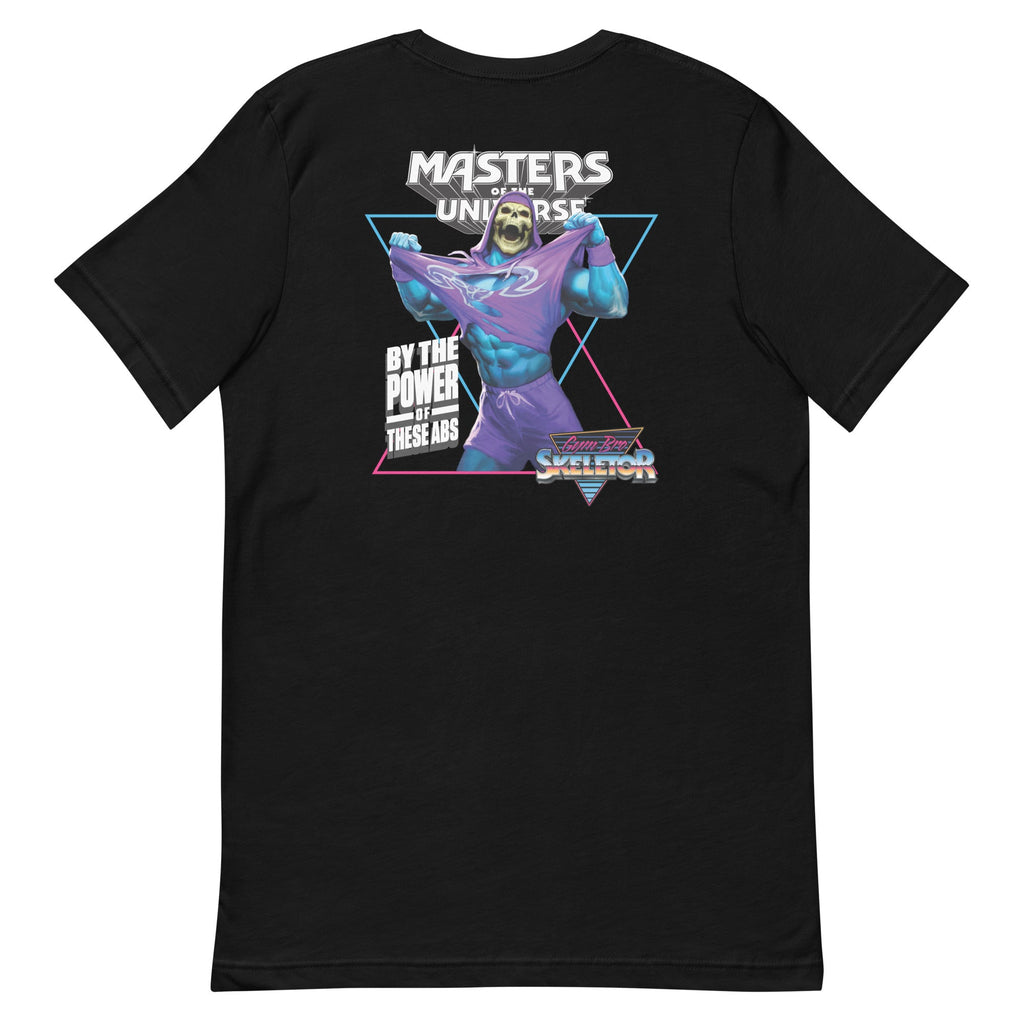 Masters of the Universe Gym Bro Skeletor Ab Power Black T-shirt