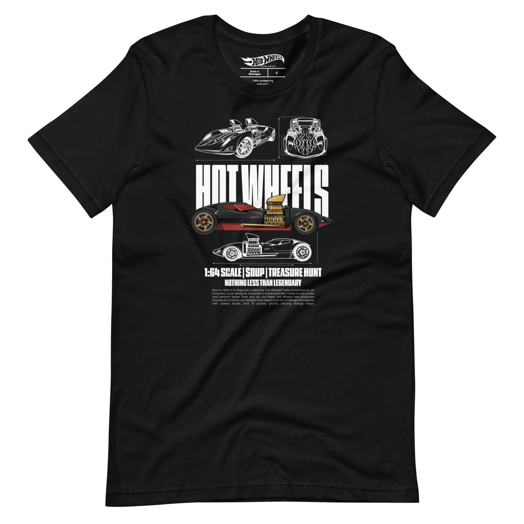 Hot Wheels Nothing Less than Legendary Black T-Shirt