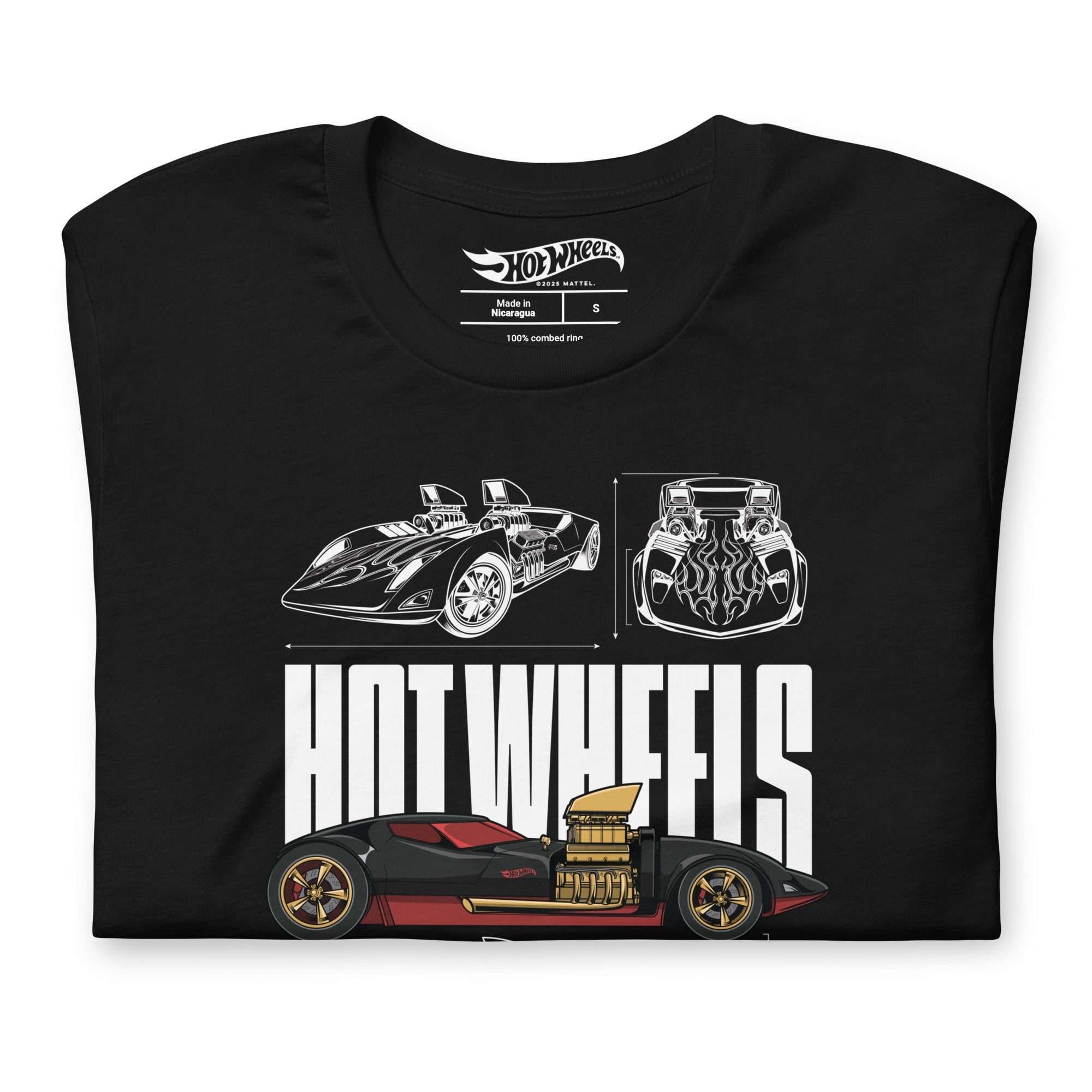 Hot Wheels Nothing Less than Legendary Black T-Shirt