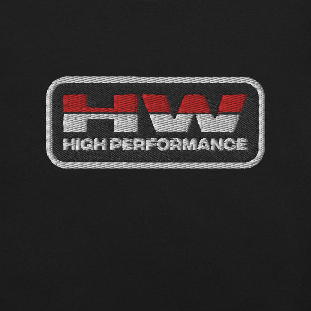Hot Wheels High Performance Racing Embroidered Black T-Shirt