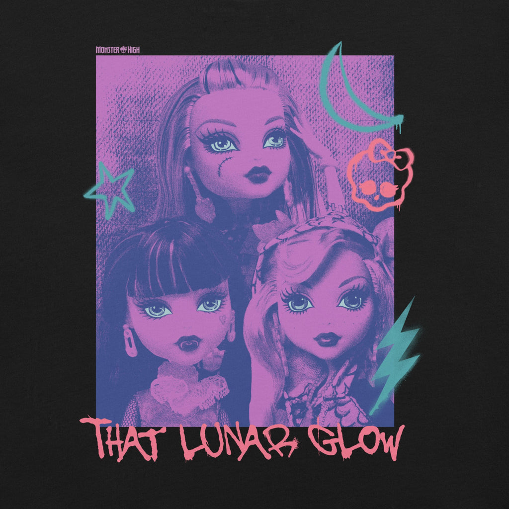 Monster High Lunar Glow Black T-Shirt