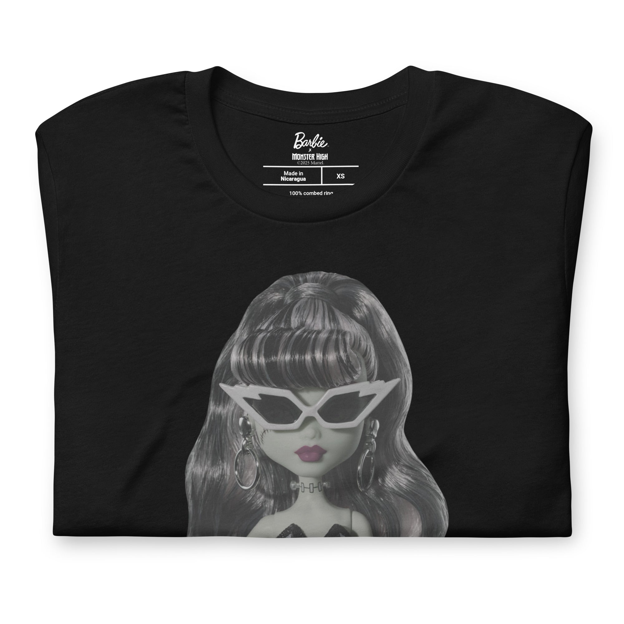 Monster High Barbie Frankie Barbie Black T-shirt