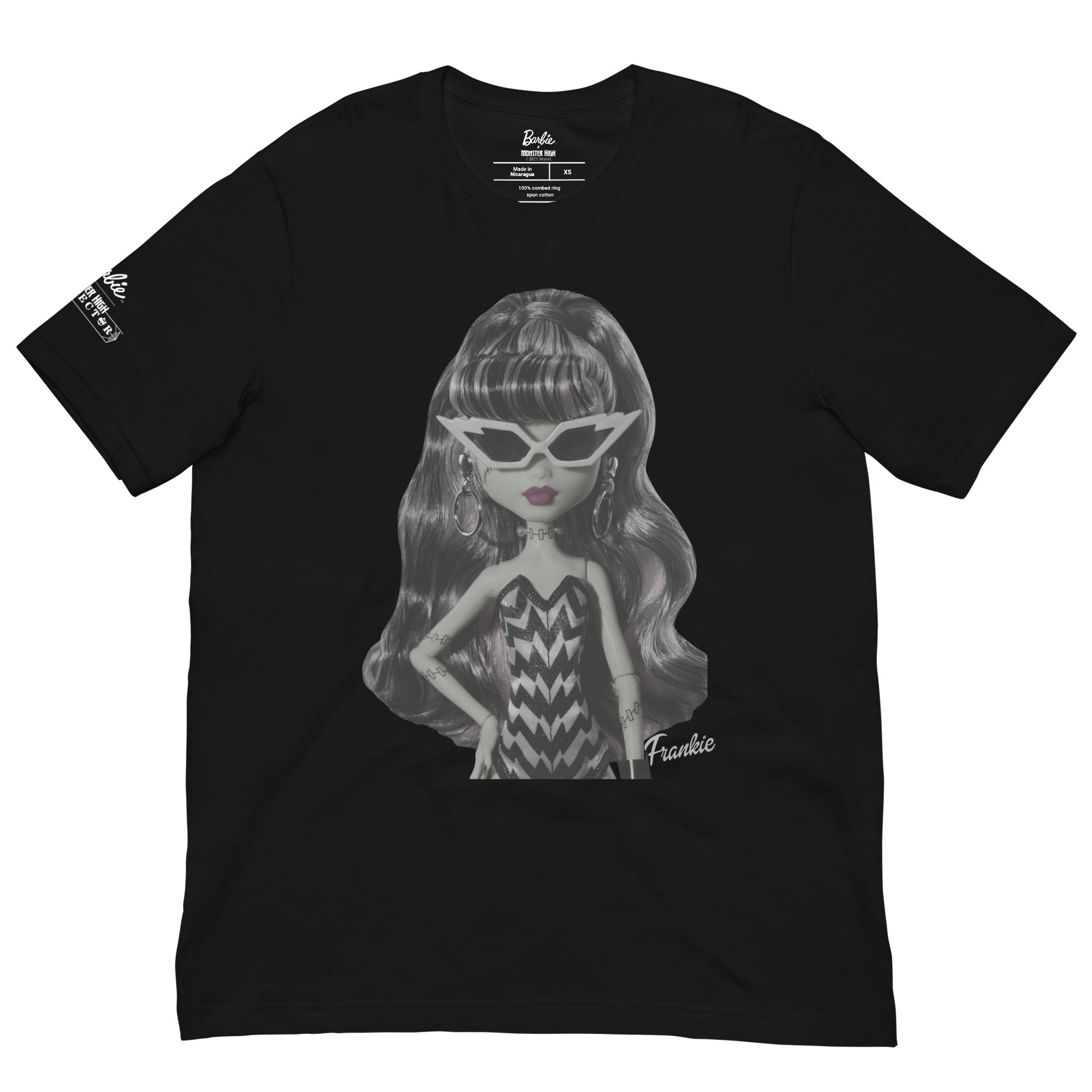 Monster High Barbie Frankie Barbie Black T-shirt