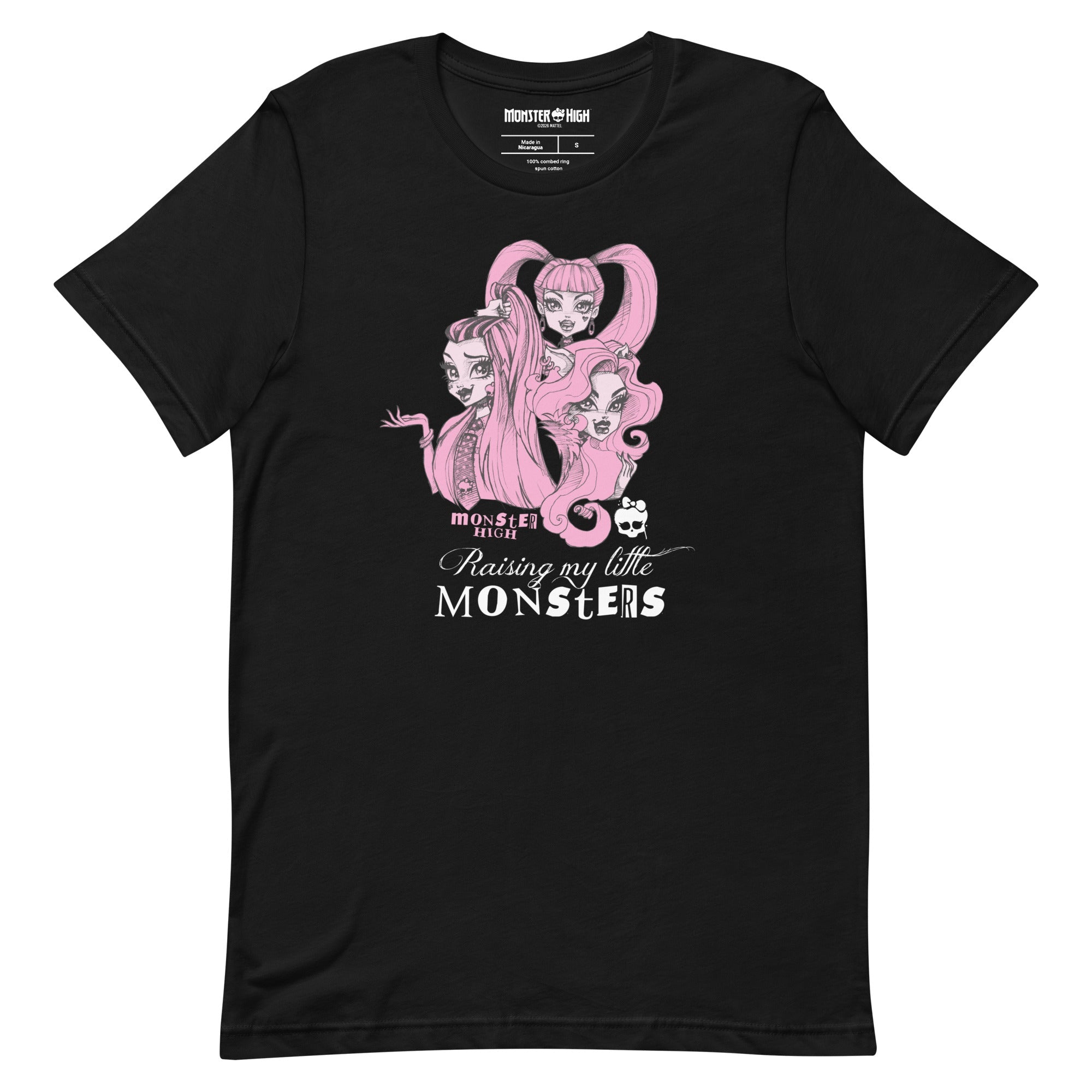 Monster High Raising Little Monsters Black T-shirt
