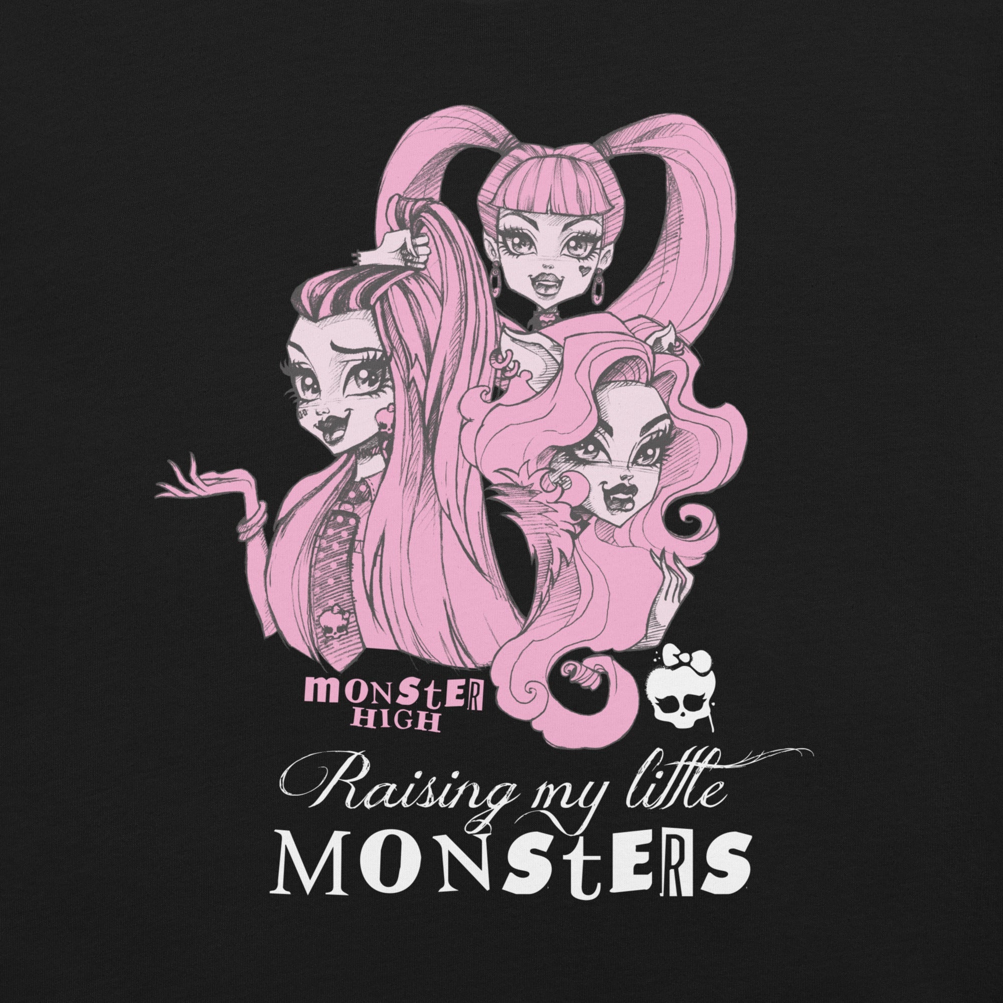 Monster High Raising Little Monsters Black T-shirt