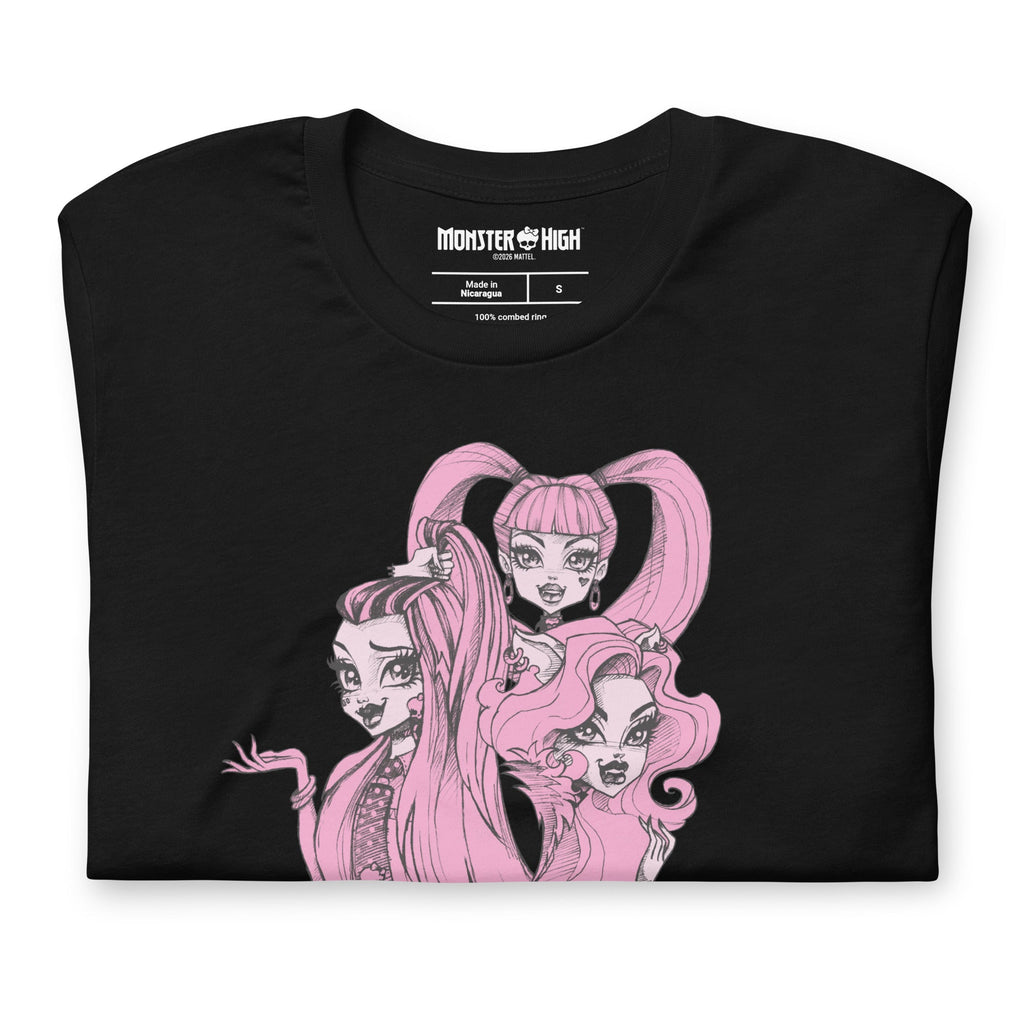 Monster High Raising Little Monsters Black T-shirt