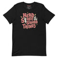Masters of the Universe Movie Nerd Stuff and Sword Things Black T-shirt