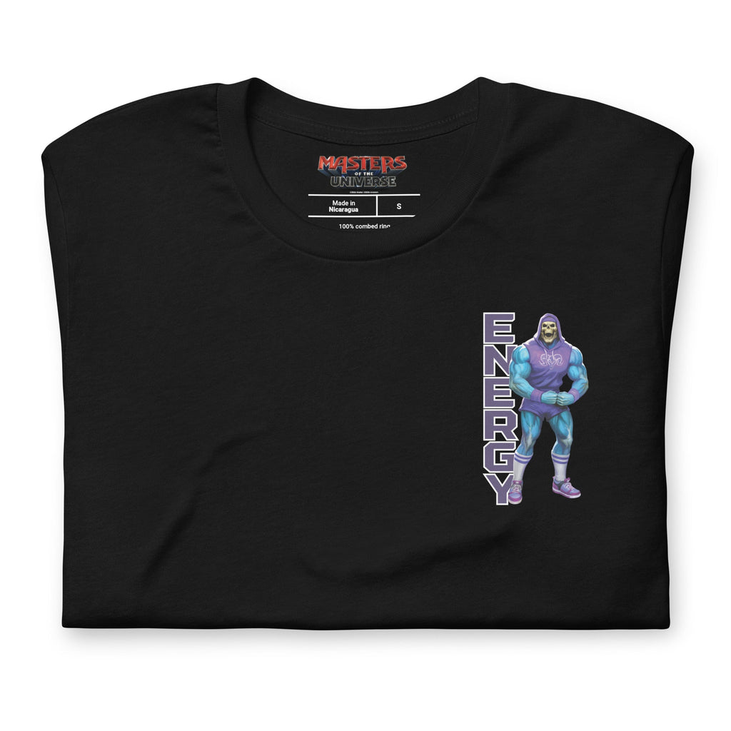 Masters of the Universe Gym Bro Skeletor Ab Power Black T-shirt