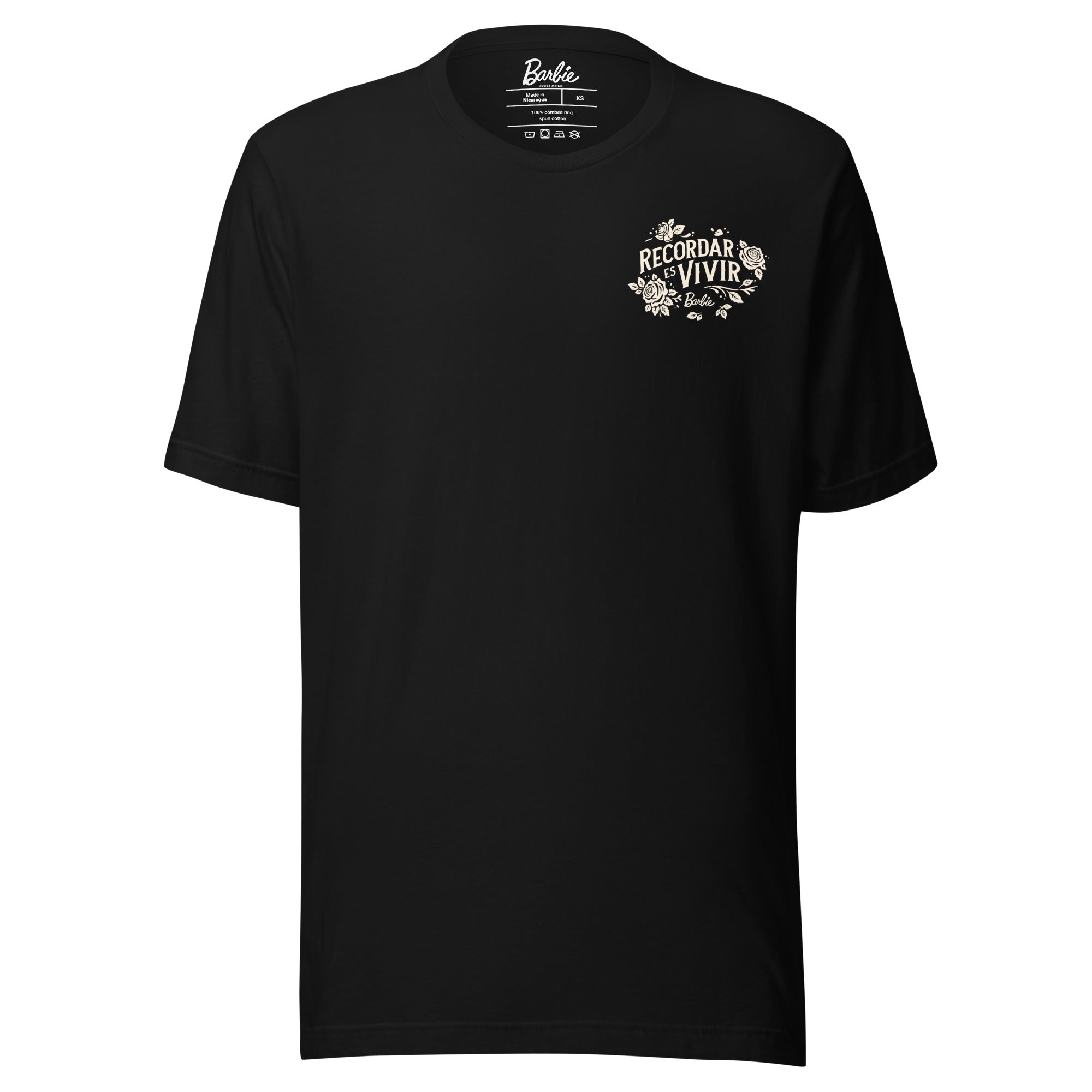 Barbie Día de Muertos Ken Recordar es Vivir Black T-shirt