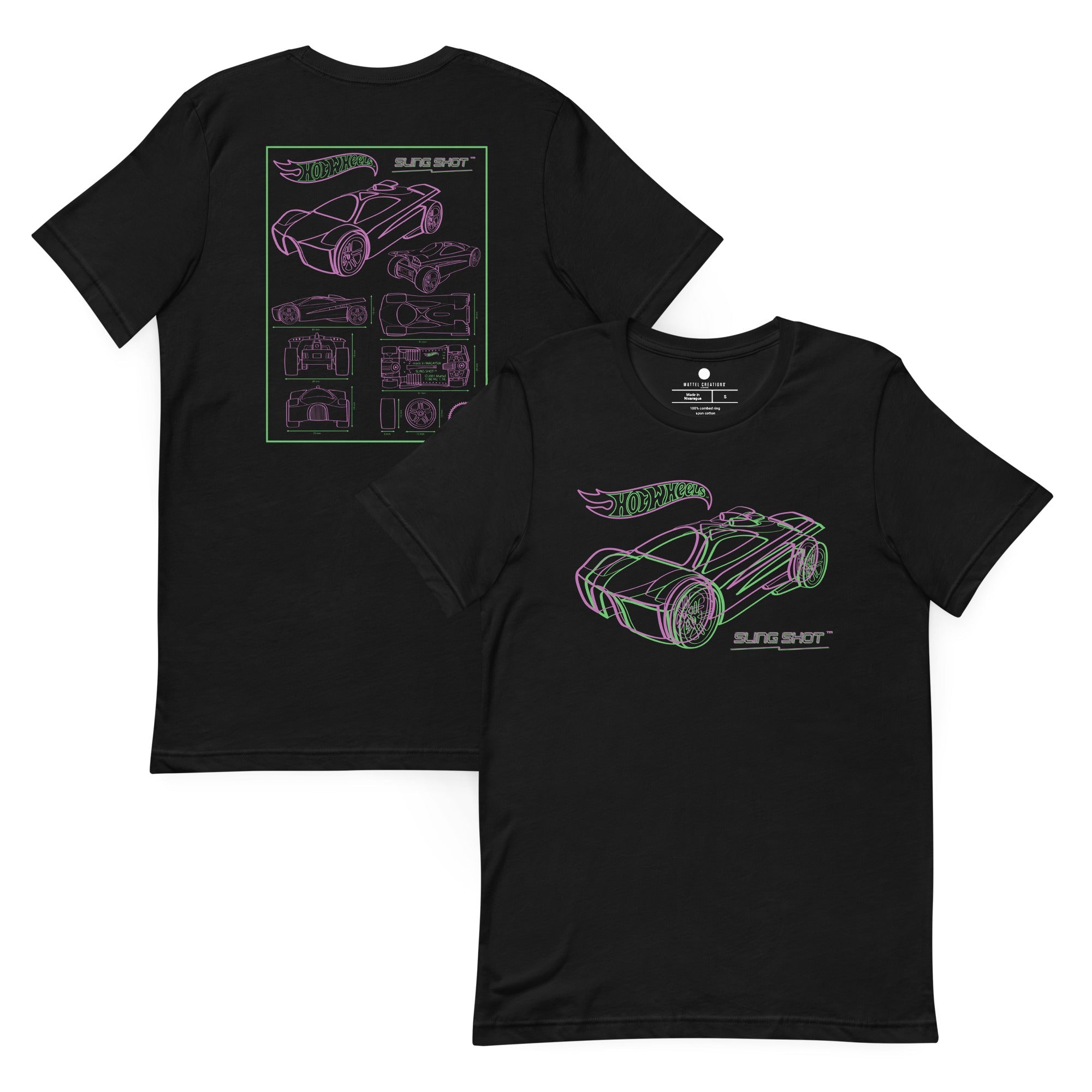 Hot Wheels MC Revealed Fan-Designed Black T-Shirt