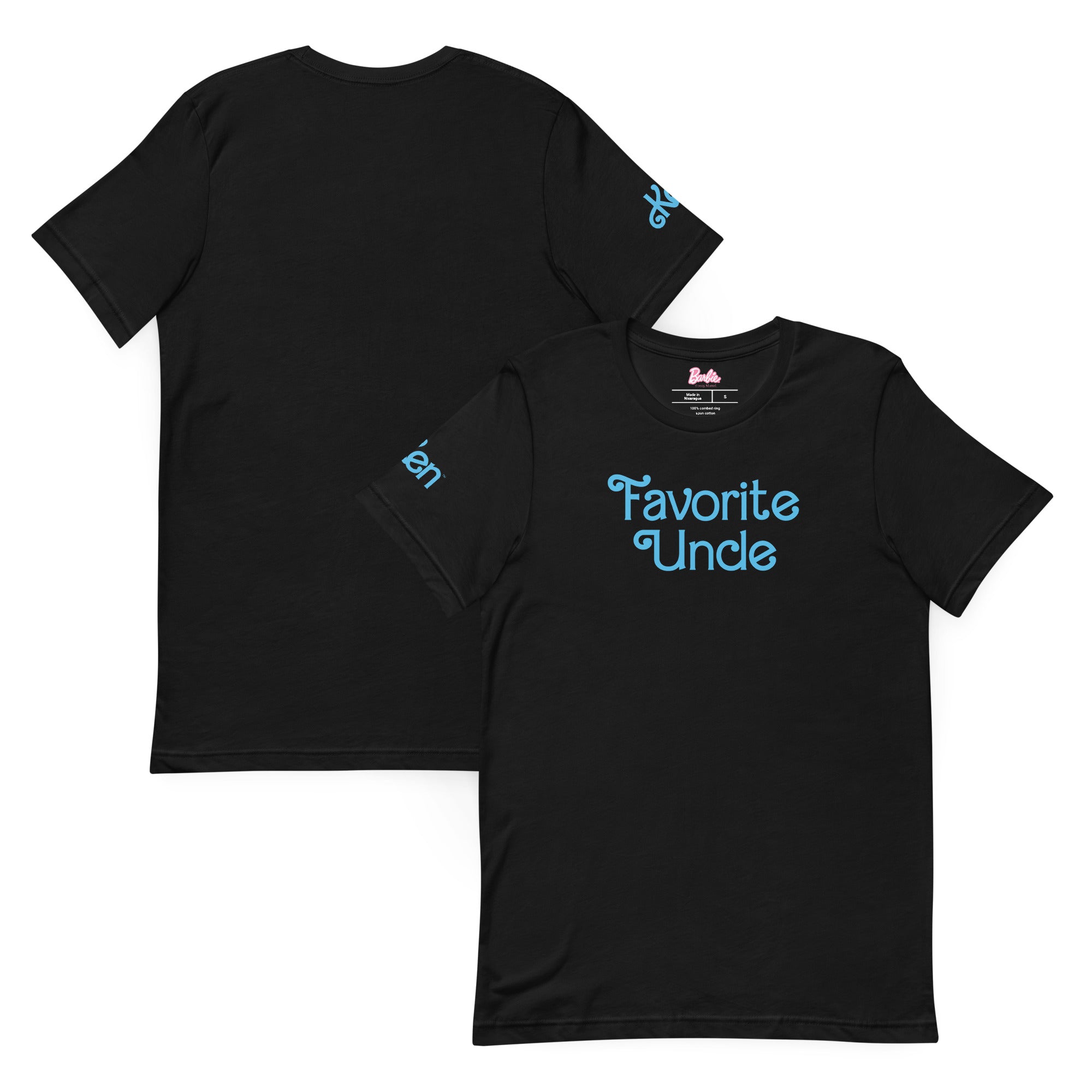 Barbie Favorite Uncle Ken Black T-Shirt