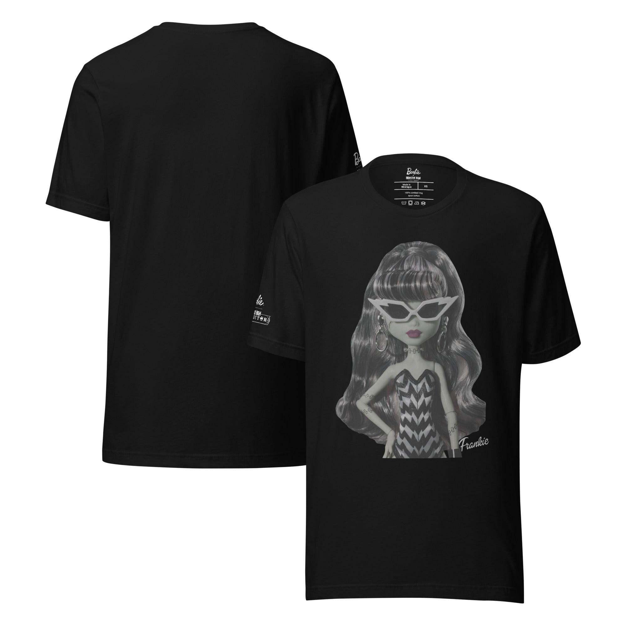 Monster High Barbie Frankie Barbie Black T-shirt