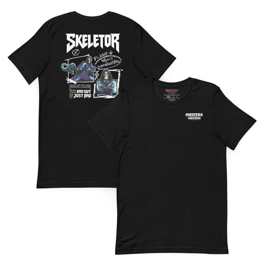 Masters of the Universe Movie Skeletor Bad Guy Black T-shirt