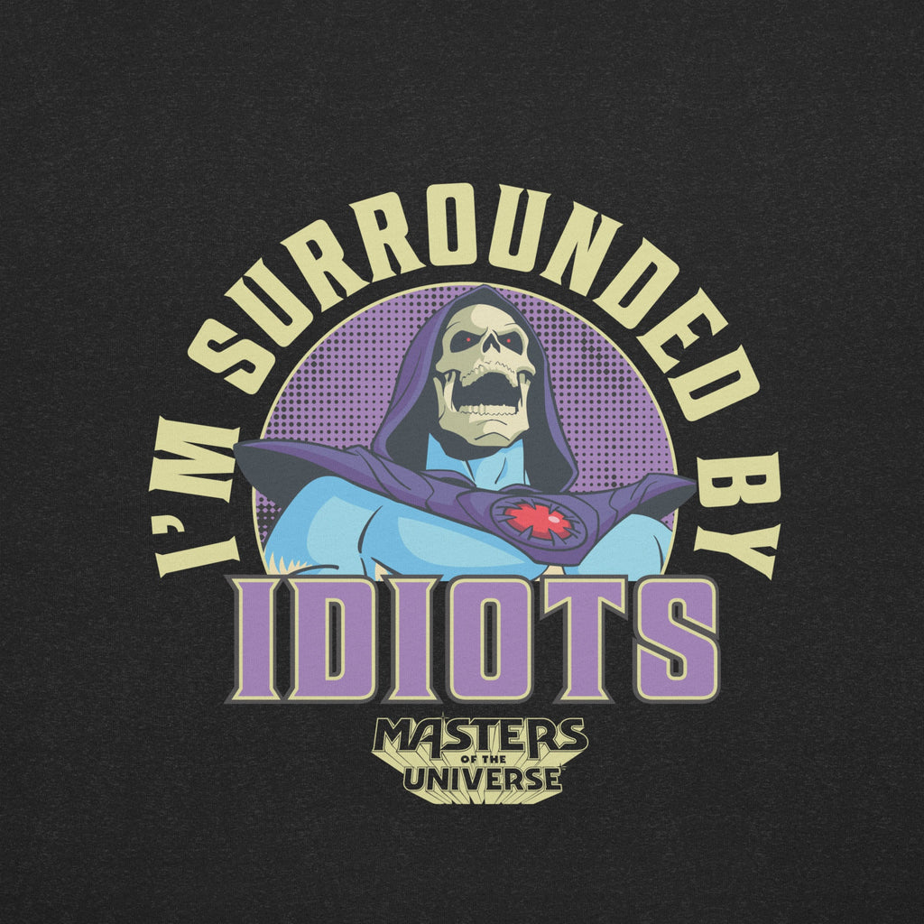 Masters of the Universe Movie Skeletor Surrounded Black T-shirt