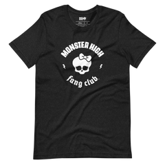 Monster High Fang Club Short Sleeve T-Shirt in Black Heather