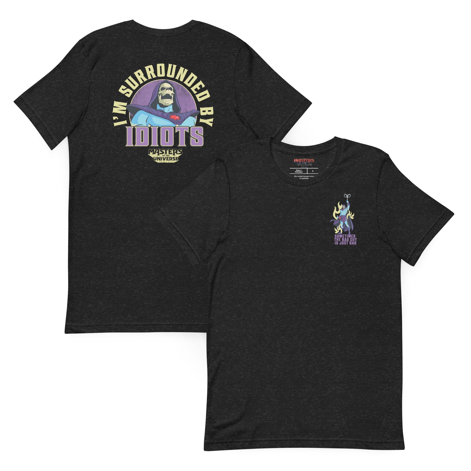 Masters of the Universe Movie Skeletor Surrounded Black T-shirt