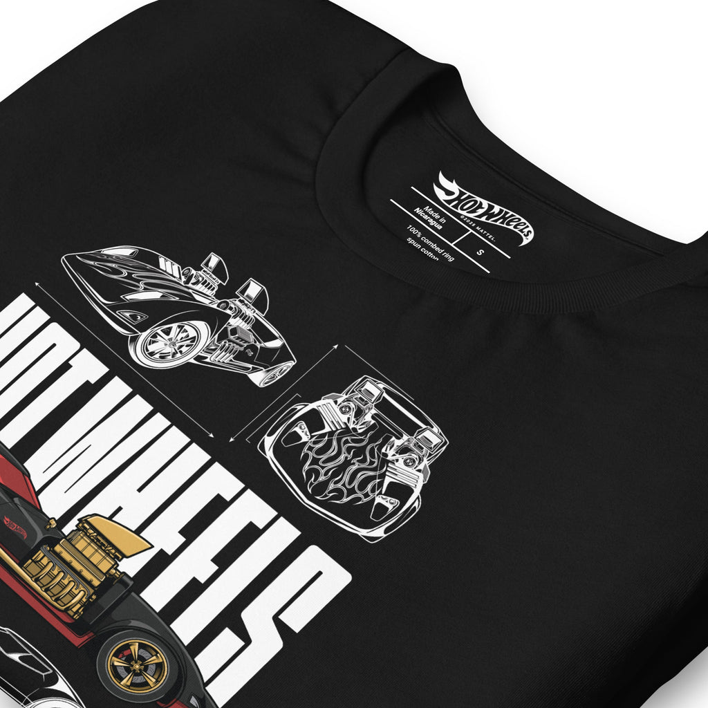 Hot Wheels Nothing Less than Legendary Black T-Shirt