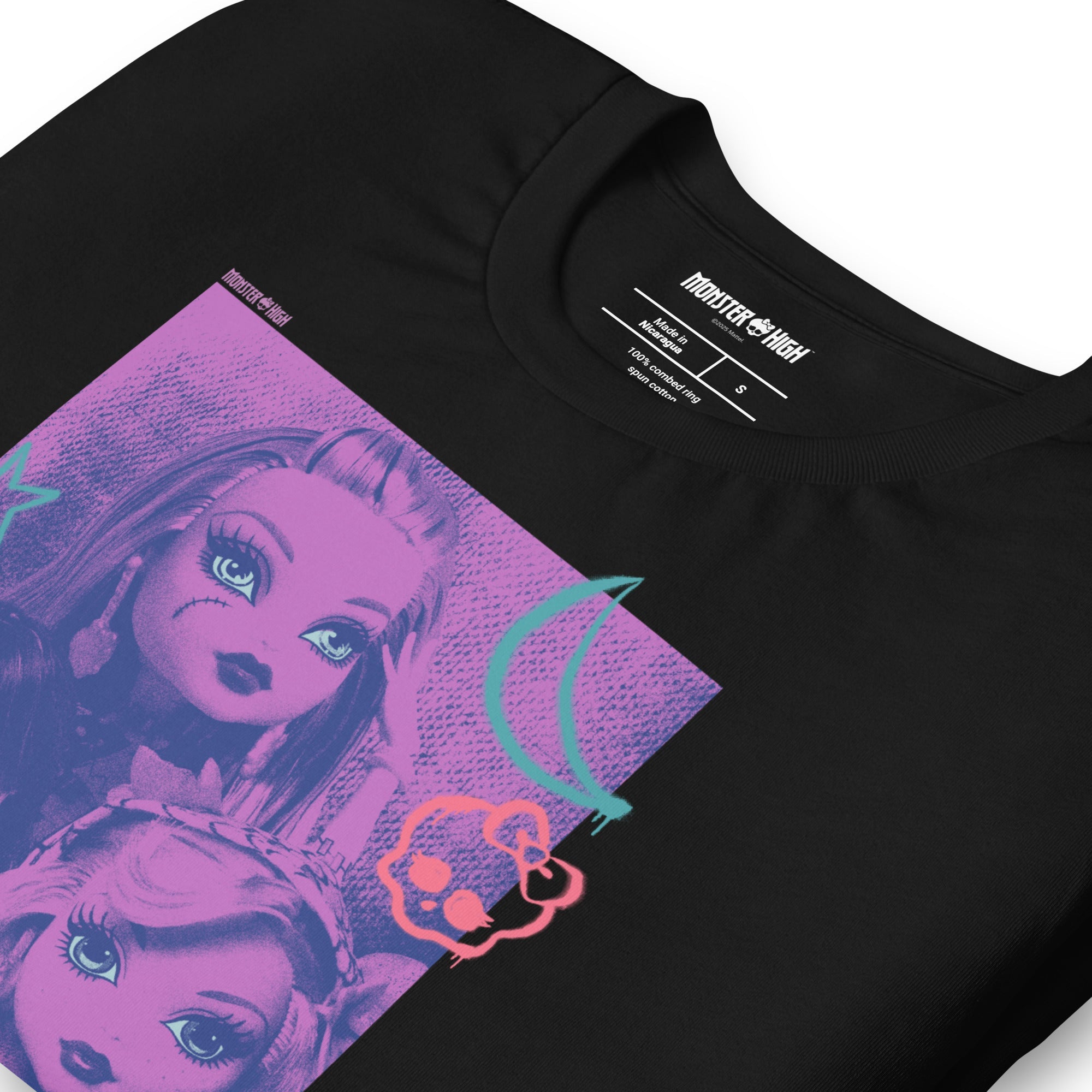 Monster High Lunar Glow Black T-Shirt