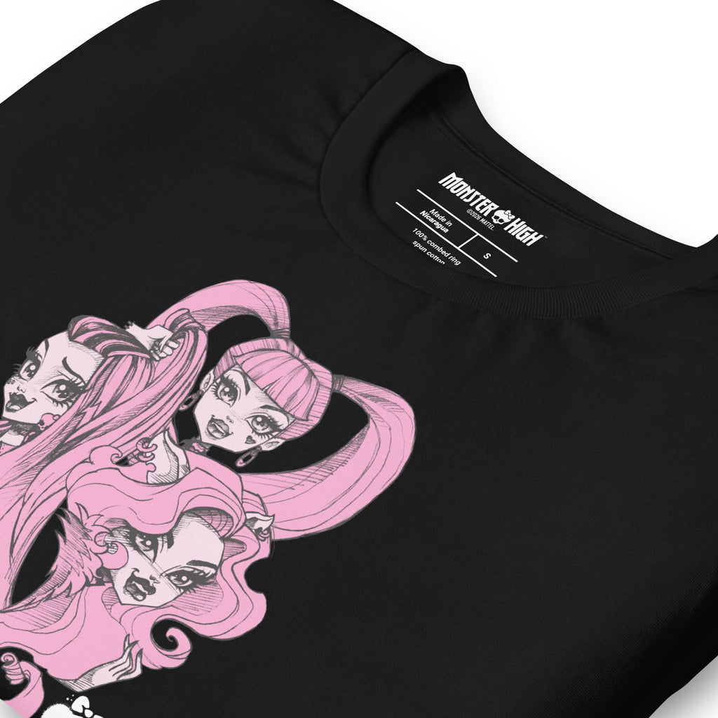 Monster High Raising Little Monsters Black T-shirt