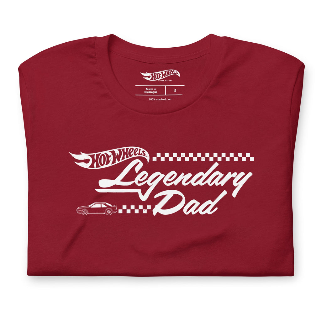 Hot Wheels Legendary Dad Red T-Shirt