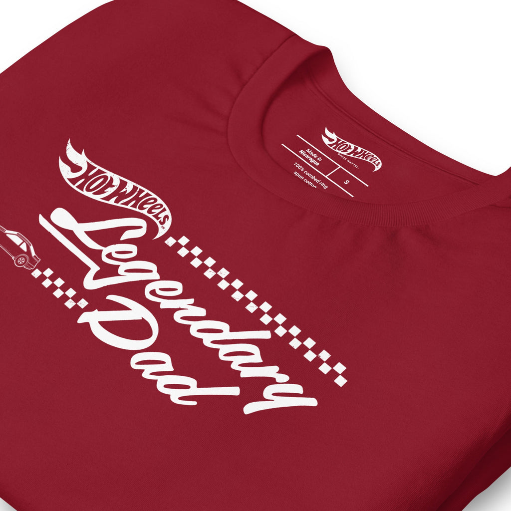 Hot Wheels Legendary Dad Red T-Shirt