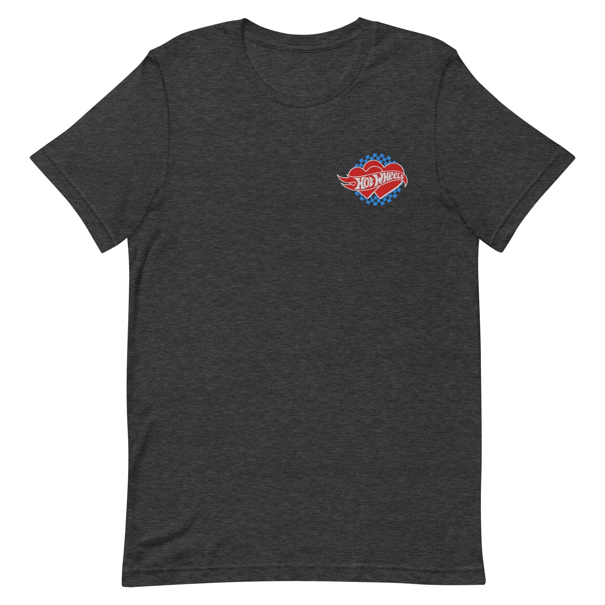 Hot Wheels Embroidered Checkered Hearts T-Shirt
