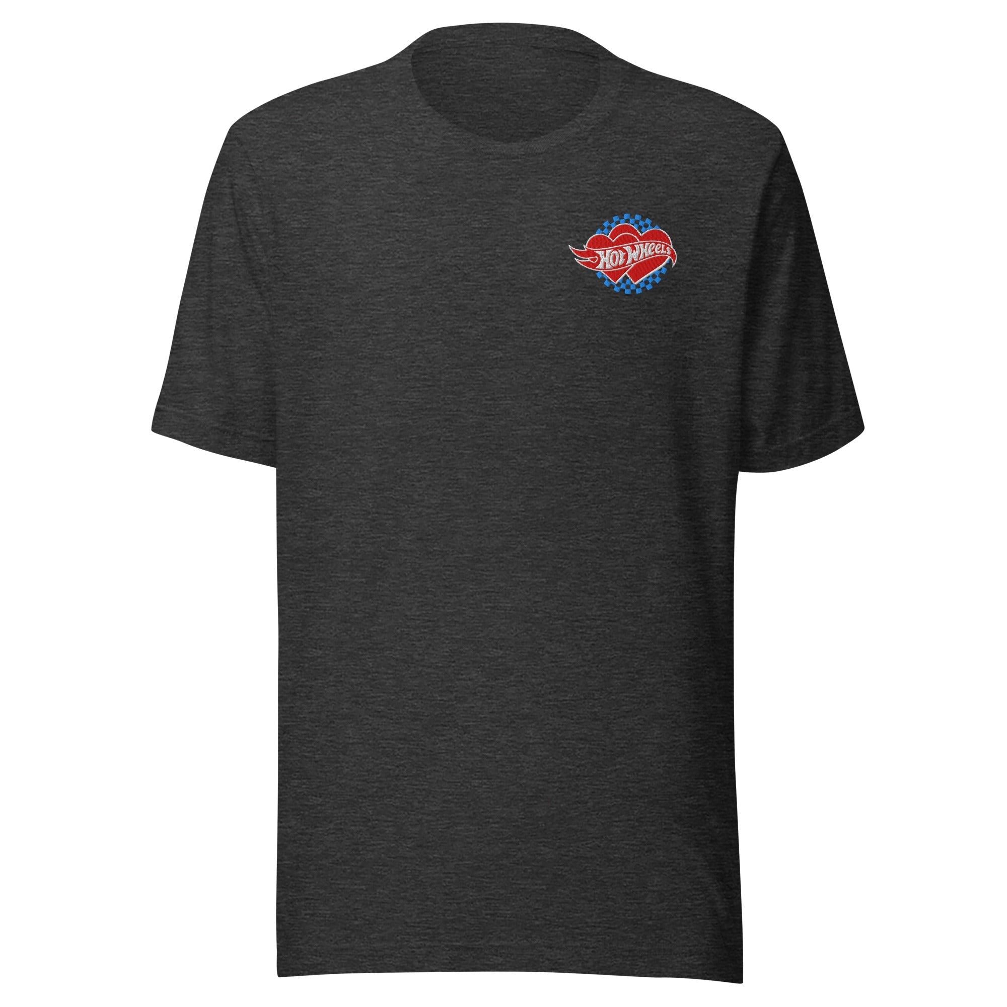 Hot Wheels Embroidered Checkered Hearts T-Shirt