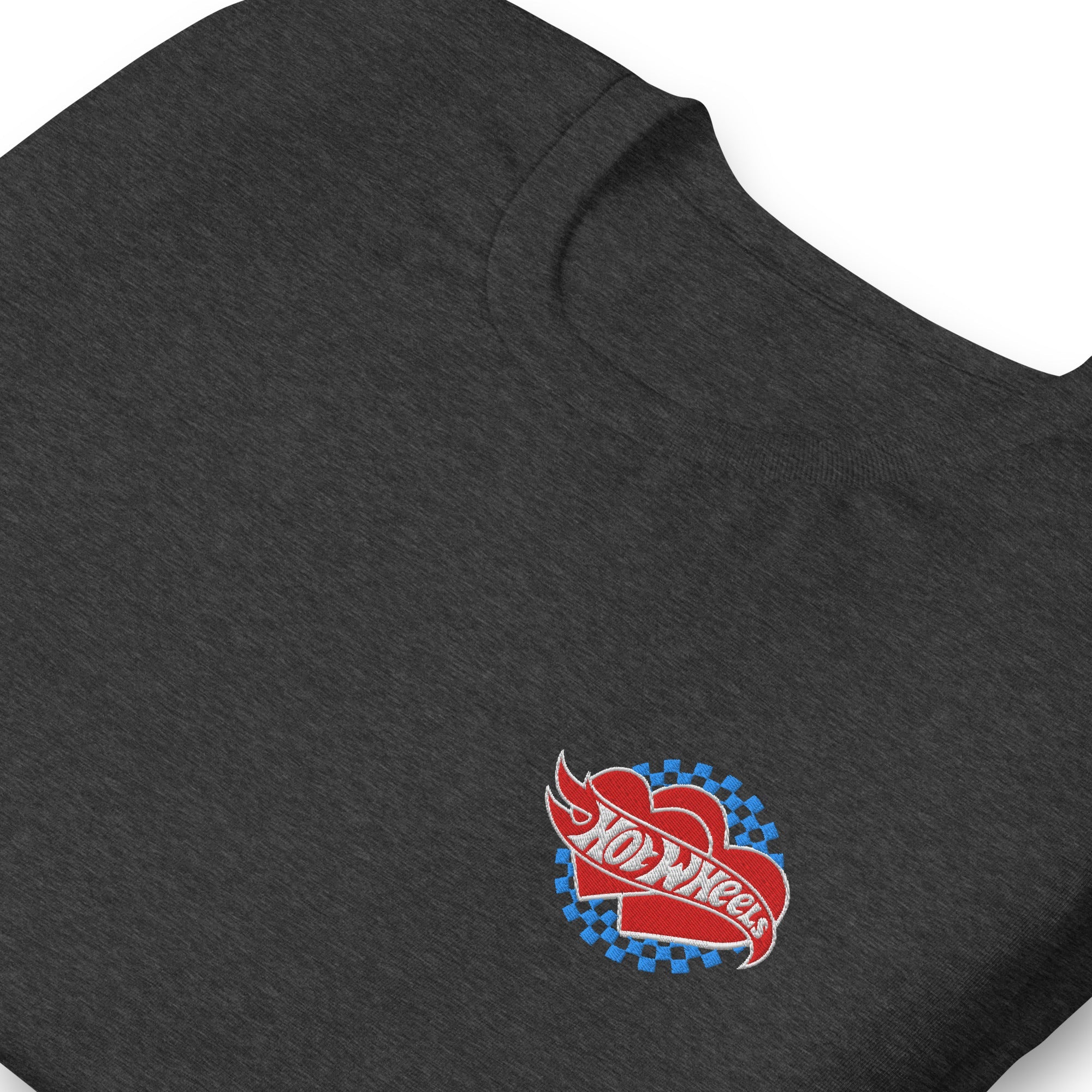 Hot Wheels Embroidered Checkered Hearts T-Shirt