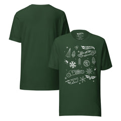 Hot Wheels Holiday Icons Green T-Shirt